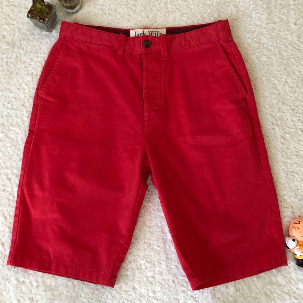 Jack Wills Red Short Pants Men Small